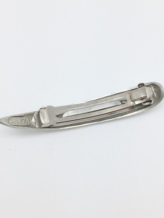 Colette Malouf objet d’arts Long silver Metal Hair Clip